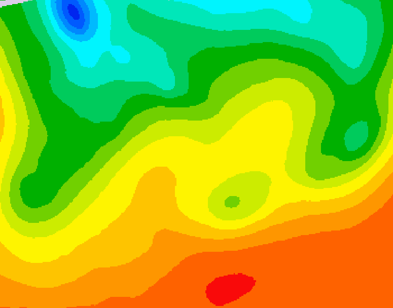 GDPS 500 millibar geopotential height 192 hour forecast chart for Canada based on 2026/08/24 1200Z data