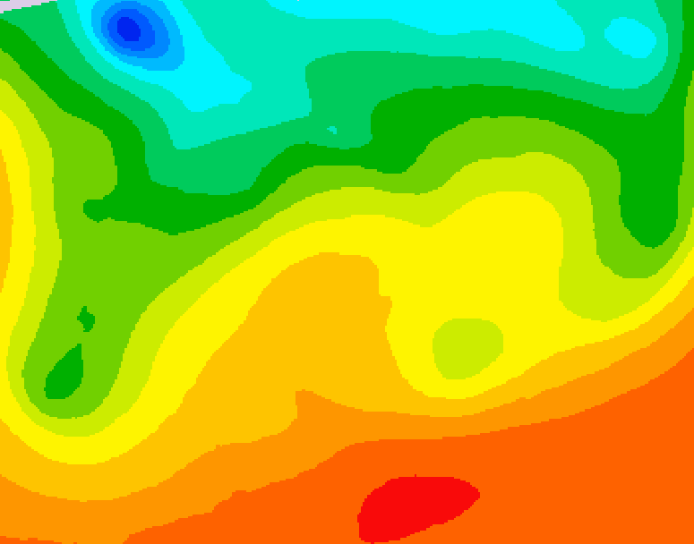 GDPS 500 millibar geopotential height 204 hour forecast chart for Canada based on 2026/08/24 1200Z data