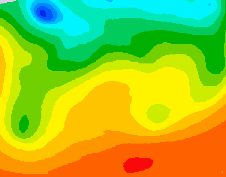 GDPS 500 millibar geopotential height 210 hour forecast chart for Canada based on 2026/08/24 1200Z data