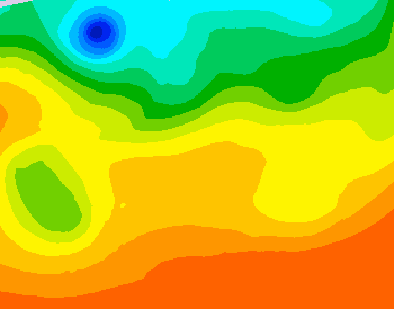 GDPS 500 millibar geopotential height 228 hour forecast chart for Canada based on 2026/08/24 1200Z data