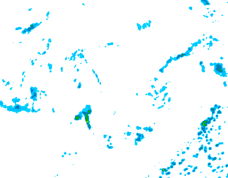 GDPS precipitation 156 hour forecast chart for Canada based on 2026/08/24 0000Z data