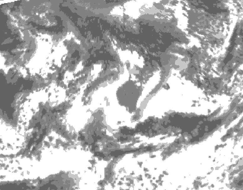 GDPS total cloud 210 hour forecast chart for Canada based on 2026/08/24 1200Z data