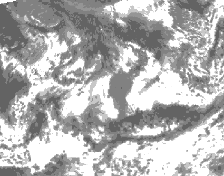 GDPS total cloud 216 hour forecast chart for Canada based on 2026/08/24 1200Z data