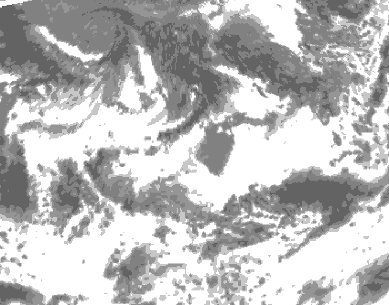 GDPS total cloud 228 hour forecast chart for Canada based on 2026/08/24 1200Z data