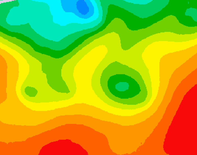 GDPS 500 millibar geopotential height 096 hour forecast chart for Canada based on 2026/08/25 0000Z data