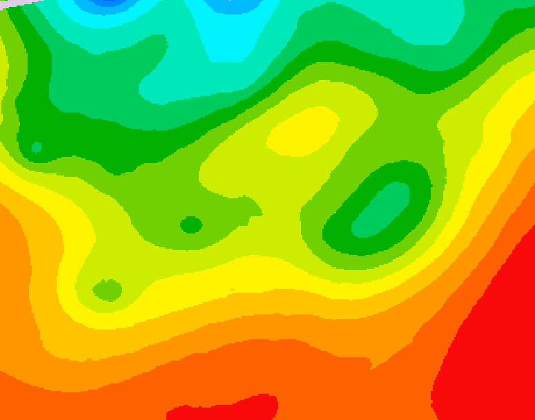GDPS 500 millibar geopotential height 120 hour forecast chart for Canada based on 2026/08/25 0000Z data