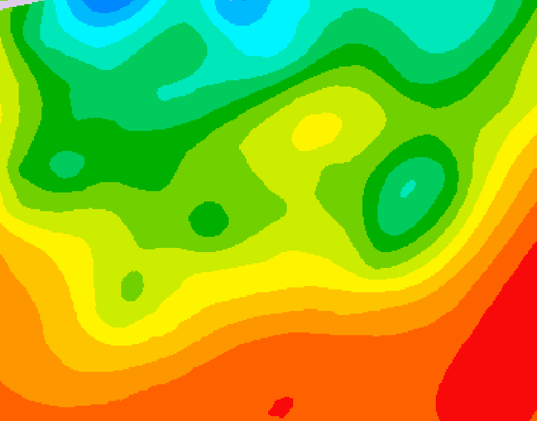 GDPS 500 millibar geopotential height 132 hour forecast chart for Canada based on 2026/08/25 0000Z data