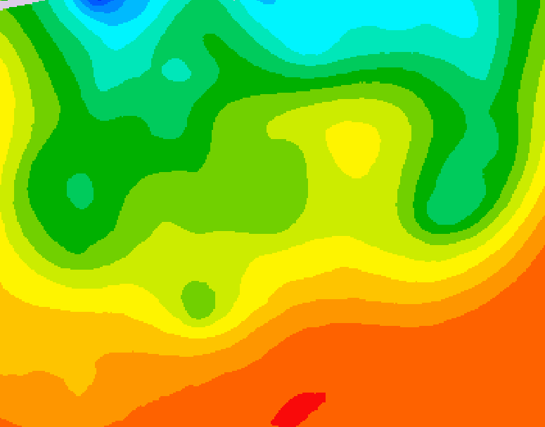 GDPS 500 millibar geopotential height 156 hour forecast chart for Canada based on 2026/08/25 0000Z data