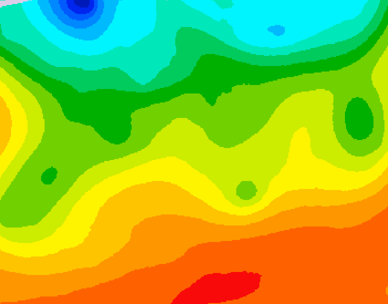 GDPS 500 millibar geopotential height 192 hour forecast chart for Canada based on 2026/08/25 0000Z data
