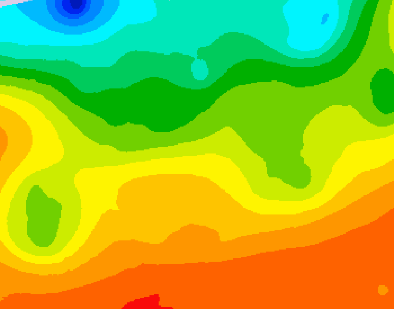 GDPS 500 millibar geopotential height 216 hour forecast chart for Canada based on 2026/08/25 0000Z data
