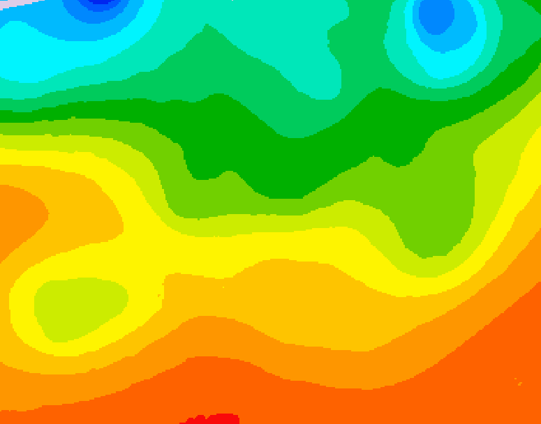 GDPS 500 millibar geopotential height 240 hour forecast chart for Canada based on 2026/08/25 0000Z data