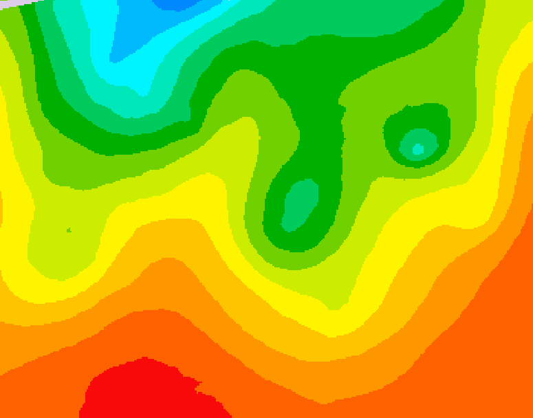 GDPS 500 millibar geopotential height 042 hour forecast chart for Canada based on 2026/08/25 1200Z data