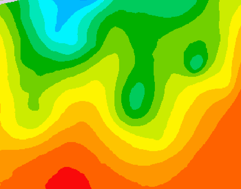 GDPS 500 millibar geopotential height 048 hour forecast chart for Canada based on 2026/08/25 1200Z data