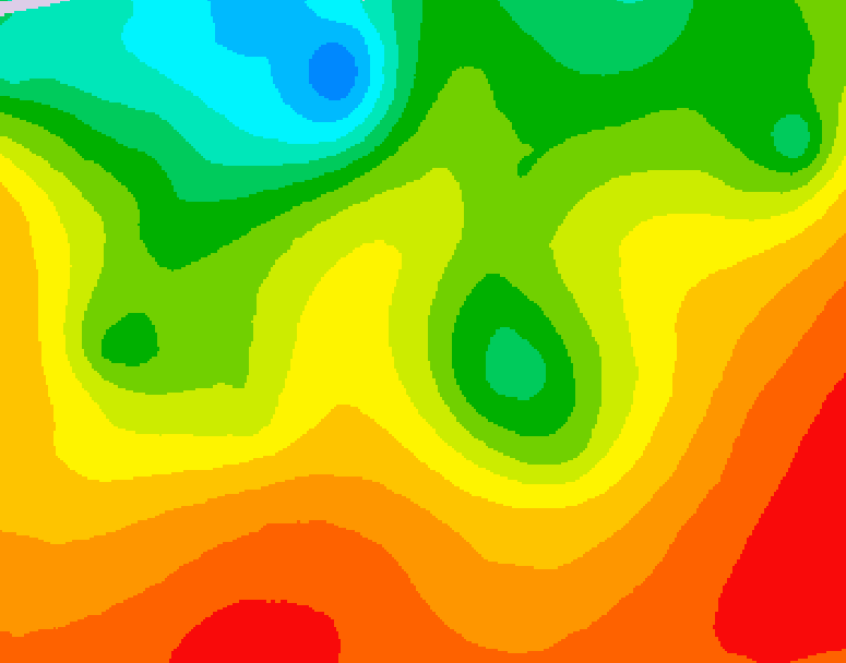GDPS 500 millibar geopotential height 072 hour forecast chart for Canada based on 2026/08/25 1200Z data