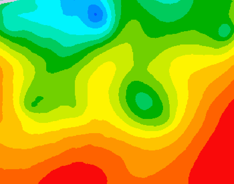 GDPS 500 millibar geopotential height 078 hour forecast chart for Canada based on 2026/08/25 1200Z data
