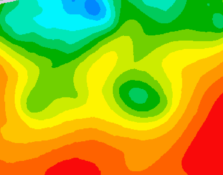 GDPS 500 millibar geopotential height 084 hour forecast chart for Canada based on 2026/08/25 1200Z data