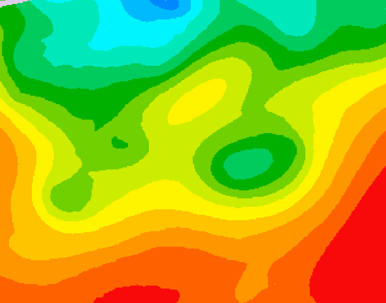 GDPS 500 millibar geopotential height 096 hour forecast chart for Canada based on 2026/08/25 1200Z data