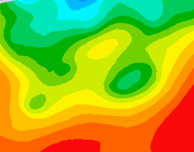 GDPS 500 millibar geopotential height 102 hour forecast chart for Canada based on 2026/08/25 1200Z data