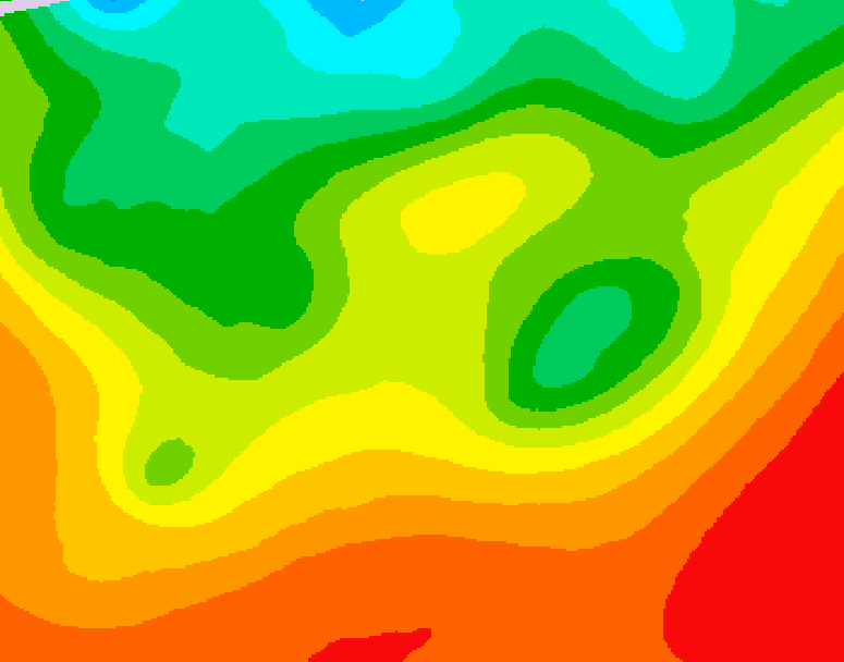 GDPS 500 millibar geopotential height 108 hour forecast chart for Canada based on 2026/08/25 1200Z data