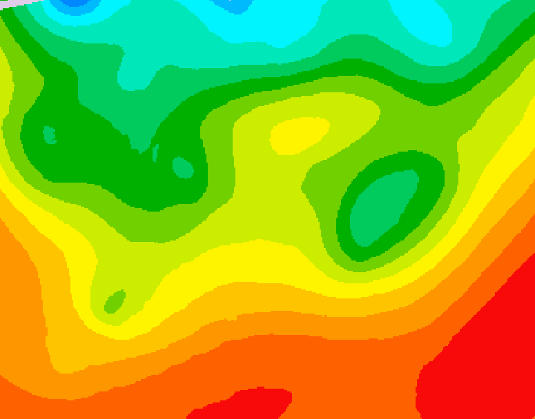 GDPS 500 millibar geopotential height 114 hour forecast chart for Canada based on 2026/08/25 1200Z data