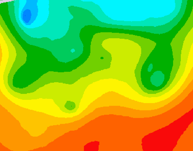 GDPS 500 millibar geopotential height 138 hour forecast chart for Canada based on 2026/08/25 1200Z data