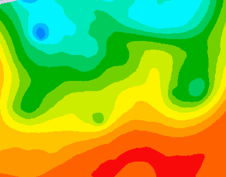 GDPS 500 millibar geopotential height 150 hour forecast chart for Canada based on 2026/08/25 1200Z data
