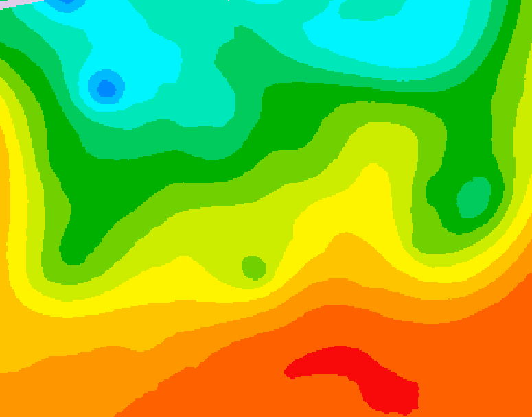GDPS 500 millibar geopotential height 156 hour forecast chart for Canada based on 2026/08/25 1200Z data