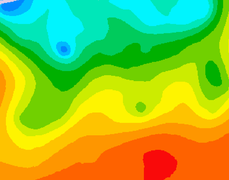 GDPS 500 millibar geopotential height 180 hour forecast chart for Canada based on 2026/08/25 1200Z data