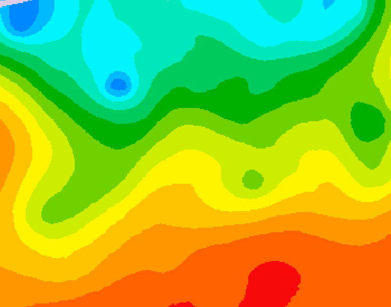 GDPS 500 millibar geopotential height 186 hour forecast chart for Canada based on 2026/08/25 1200Z data