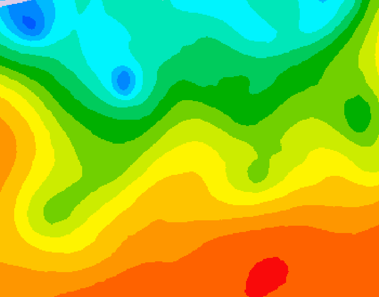 GDPS 500 millibar geopotential height 192 hour forecast chart for Canada based on 2026/08/25 1200Z data