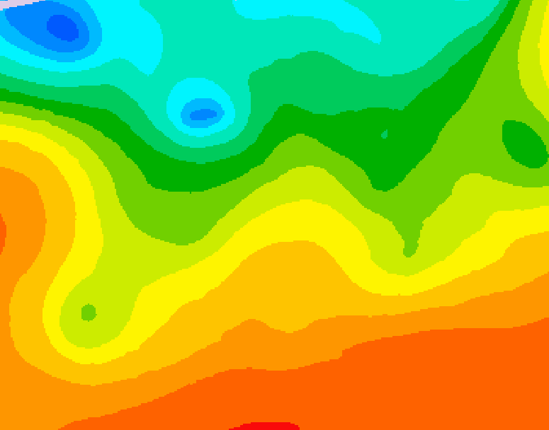 GDPS 500 millibar geopotential height 204 hour forecast chart for Canada based on 2026/08/25 1200Z data