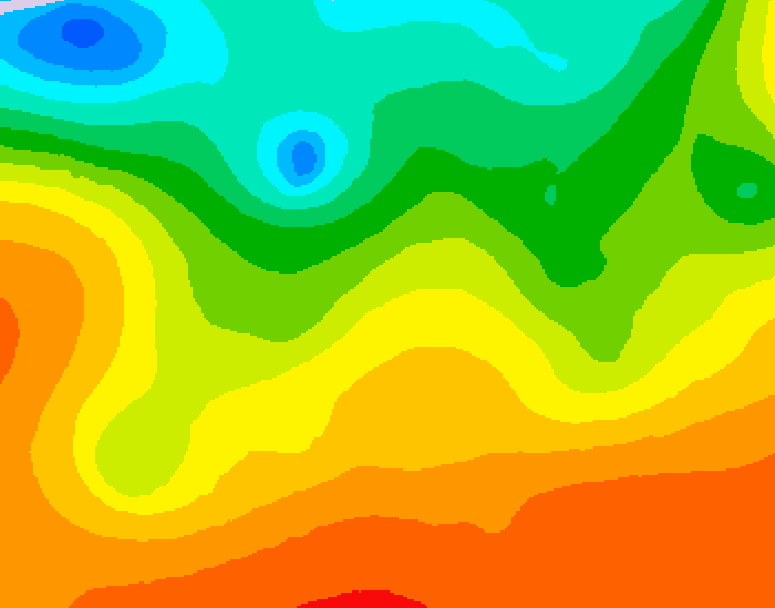 GDPS 500 millibar geopotential height 210 hour forecast chart for Canada based on 2026/08/25 1200Z data