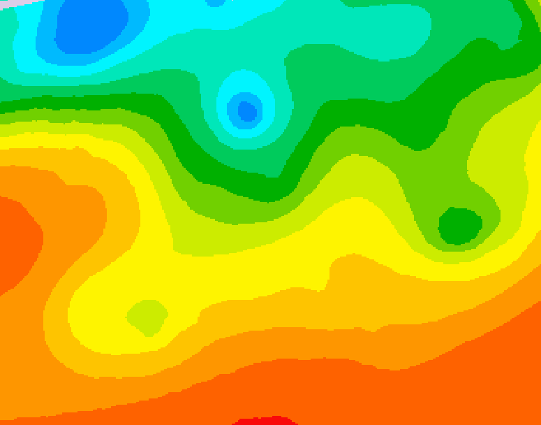 GDPS 500 millibar geopotential height 234 hour forecast chart for Canada based on 2026/08/25 1200Z data