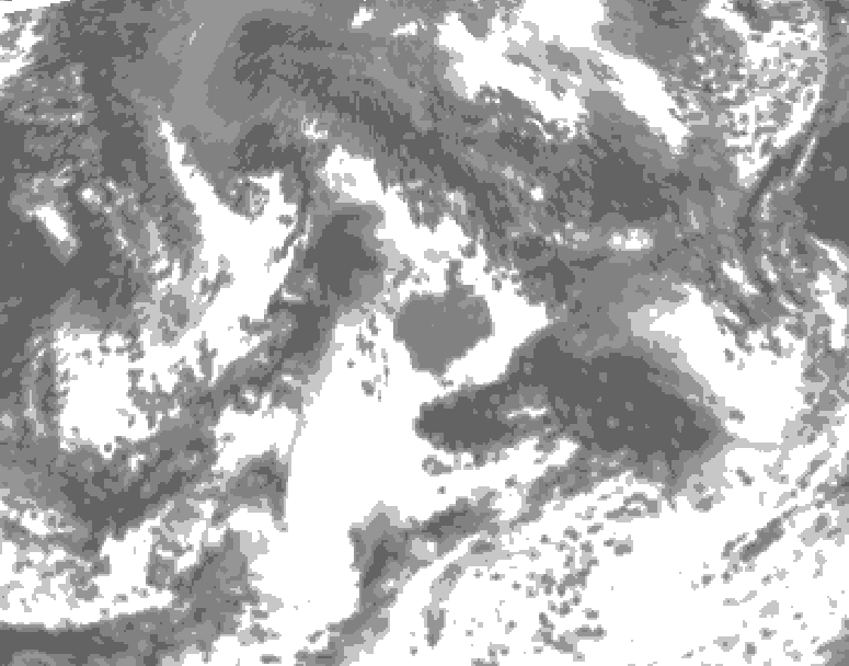 GDPS total cloud 186 hour forecast chart for Canada based on 2026/08/25 1200Z data