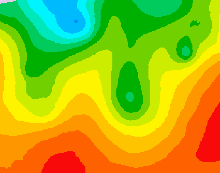 GDPS 500 millibar geopotential height 048 hour forecast chart for Canada based on 2026/08/26 0000Z data