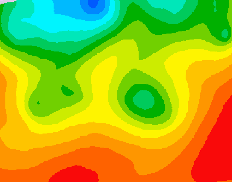 GDPS 500 millibar geopotential height 072 hour forecast chart for Canada based on 2026/08/26 0000Z data