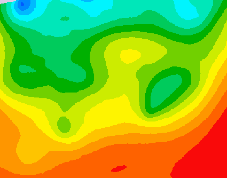 GDPS 500 millibar geopotential height 108 hour forecast chart for Canada based on 2026/08/26 0000Z data