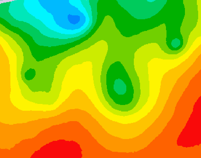 GDPS 500 millibar geopotential height 042 hour forecast chart for Canada based on 2026/08/26 1200Z data
