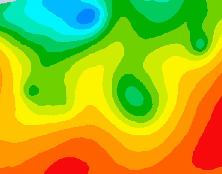 GDPS 500 millibar geopotential height 048 hour forecast chart for Canada based on 2026/08/26 1200Z data