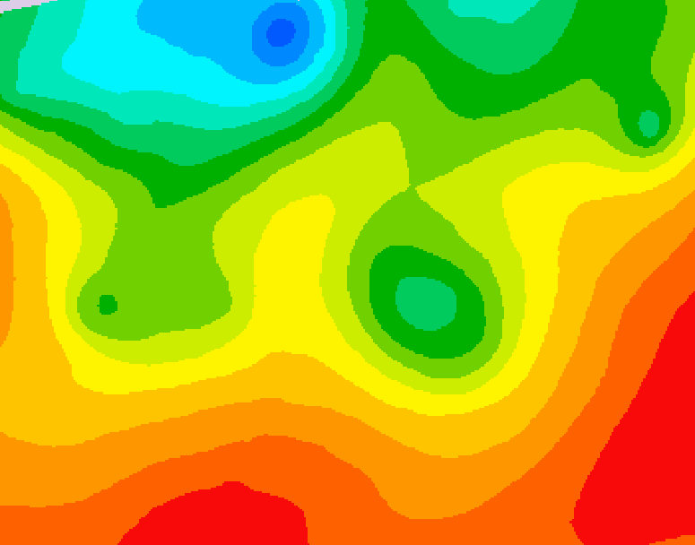 GDPS 500 millibar geopotential height 054 hour forecast chart for Canada based on 2026/08/26 1200Z data