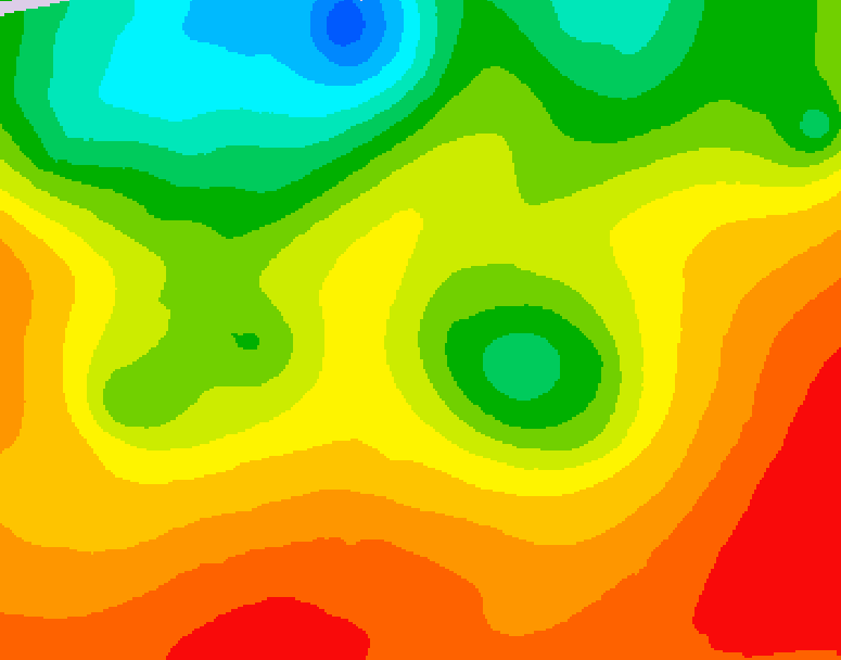 GDPS 500 millibar geopotential height 060 hour forecast chart for Canada based on 2026/08/26 1200Z data