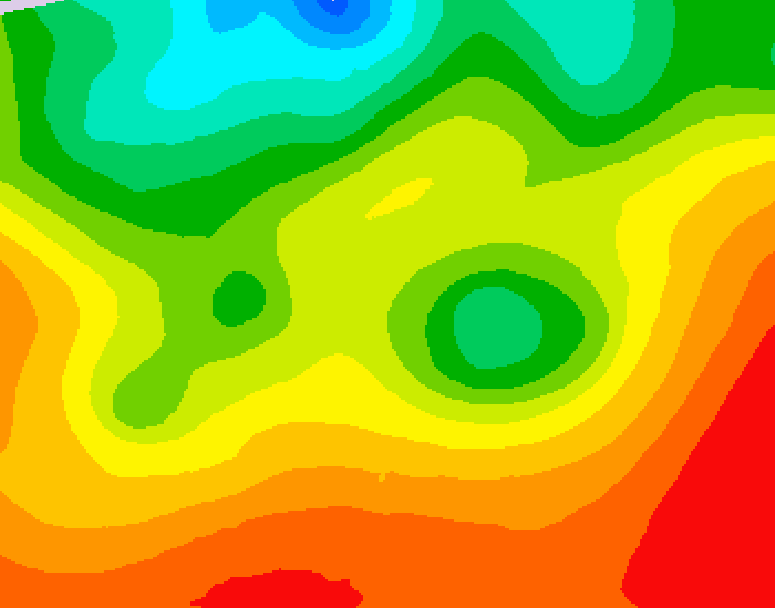 GDPS 500 millibar geopotential height 072 hour forecast chart for Canada based on 2026/08/26 1200Z data