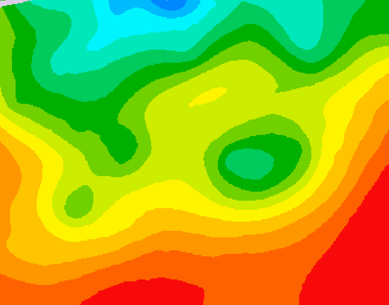 GDPS 500 millibar geopotential height 078 hour forecast chart for Canada based on 2026/08/26 1200Z data