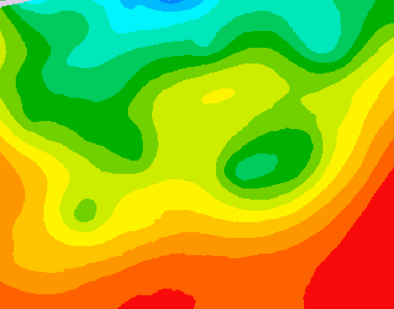 GDPS 500 millibar geopotential height 084 hour forecast chart for Canada based on 2026/08/26 1200Z data
