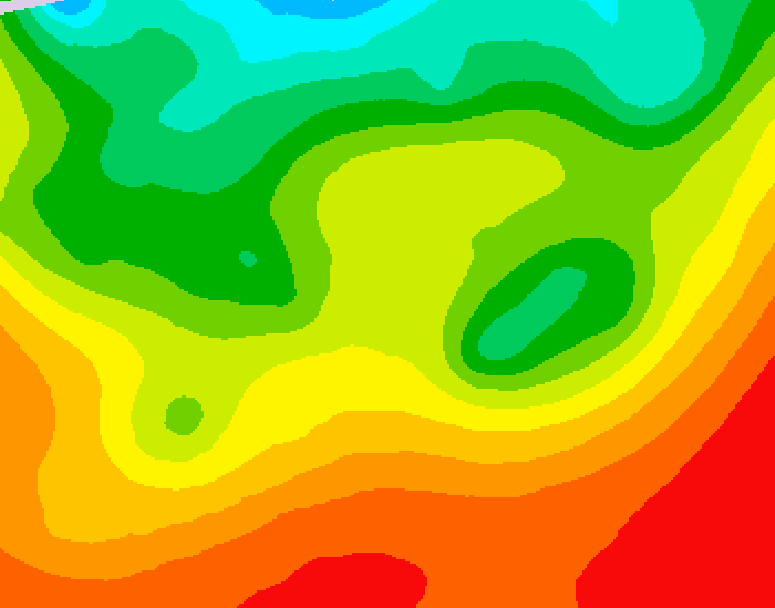 GDPS 500 millibar geopotential height 090 hour forecast chart for Canada based on 2026/08/26 1200Z data