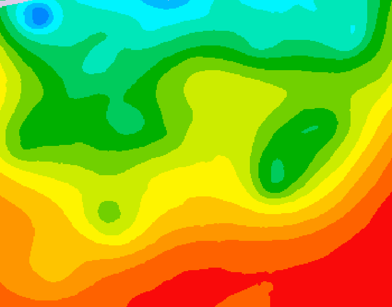 GDPS 500 millibar geopotential height 102 hour forecast chart for Canada based on 2026/08/26 1200Z data