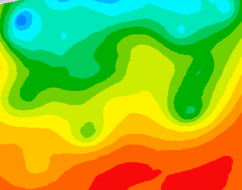 GDPS 500 millibar geopotential height 114 hour forecast chart for Canada based on 2026/08/26 1200Z data