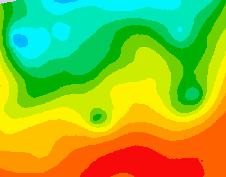GDPS 500 millibar geopotential height 126 hour forecast chart for Canada based on 2026/08/26 1200Z data