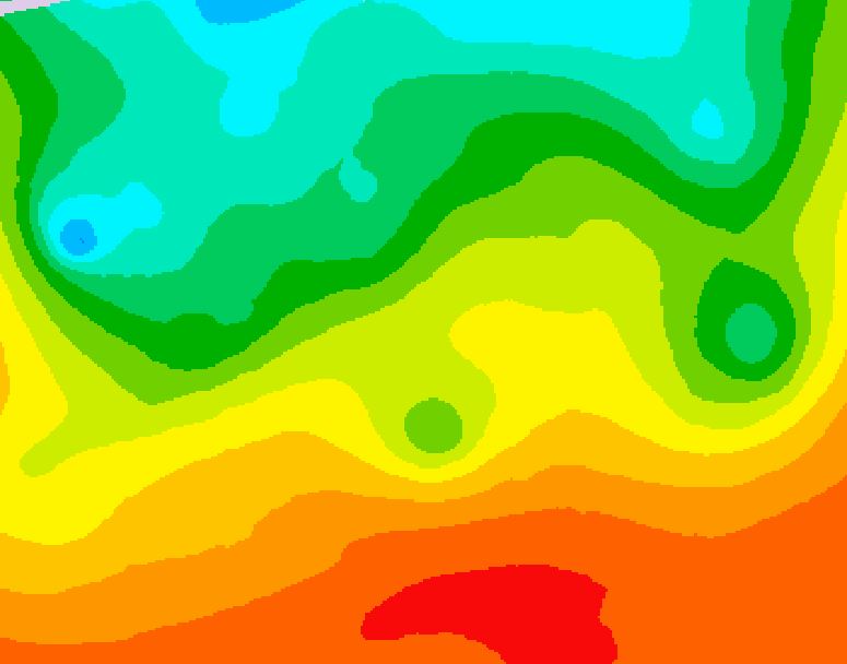GDPS 500 millibar geopotential height 138 hour forecast chart for Canada based on 2026/08/26 1200Z data