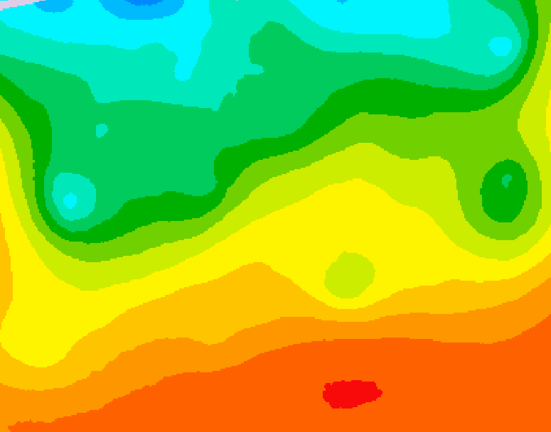 GDPS 500 millibar geopotential height 156 hour forecast chart for Canada based on 2026/08/26 1200Z data